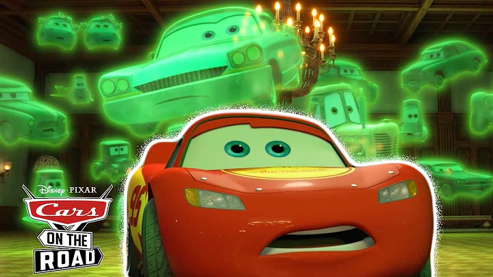Lightning McQueen Meets the Haunted Ghost Cars | Cars of the Wild | Pixar Cars | @disneyjr