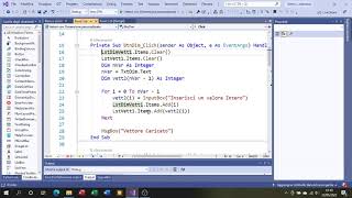 105 Vettori in VisualBasic 3