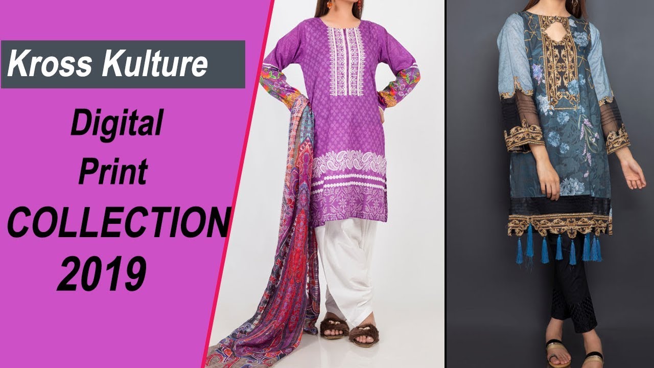 New KROSS KULTURE READY TO WEAR Lawn Kurtis 2019 | Pakistani Lawn Summer Stylish Kurtis