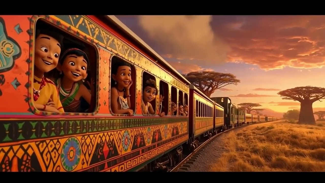 🚂 LE VOYAGE MAGIQUE - Comptine Africaine pour Danser !