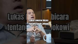Lukas Luwarso talks about Jokowi's diploma #formerpresidenjokowidiploma
