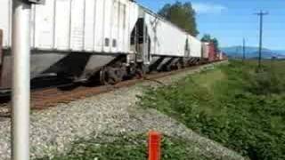 CP AC4400CW 9803 @ Mission BC 09/07/08 Mixed Freight