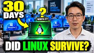 30 Days Using Linux in a Windows-Only Office — The Results Surprised Me