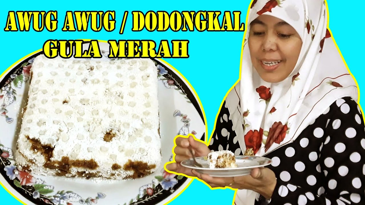 resep kue tradisional awug awug gula merah 