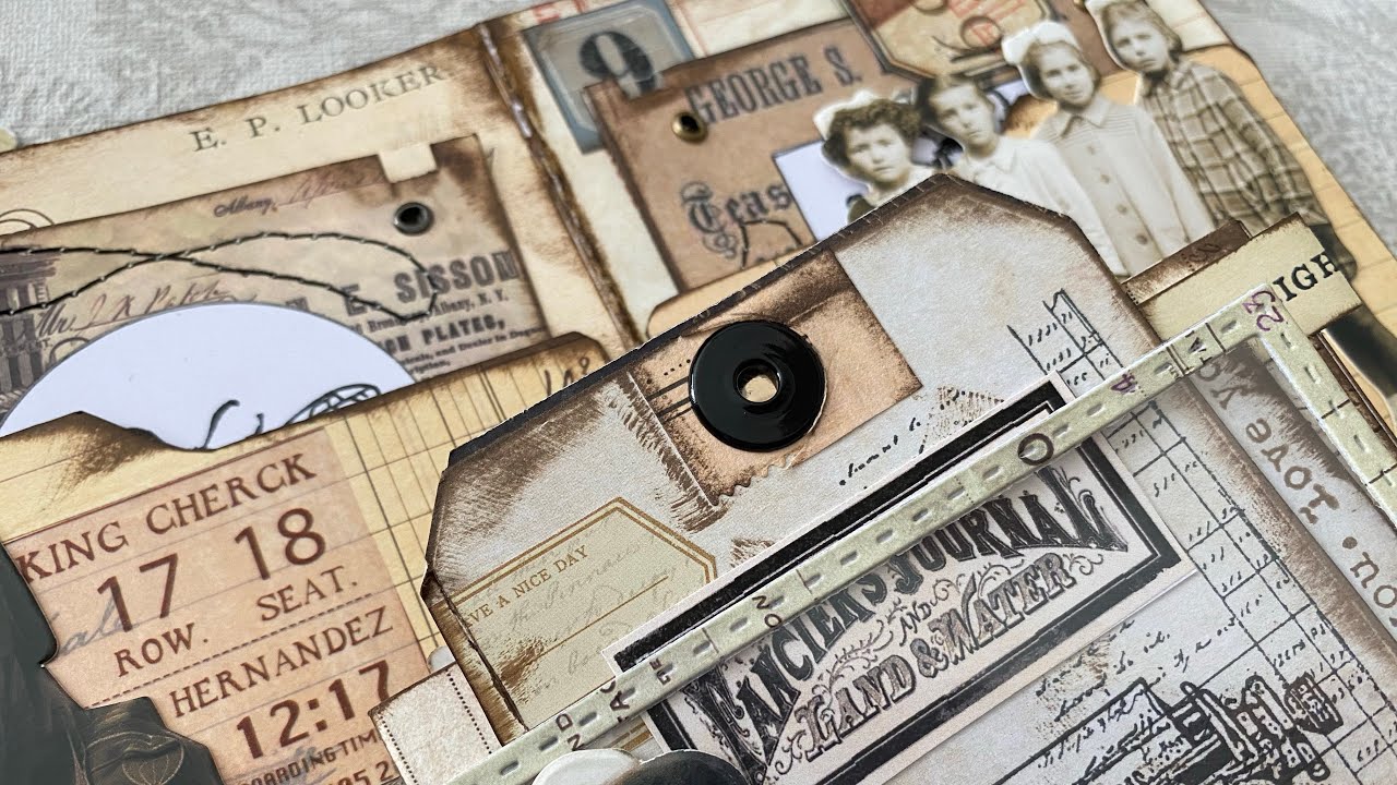 TUTO UNE PETITE POCHETTE VINTAGE 1/2