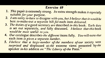 exercise 69/Pitman new era shorthand Answer key.