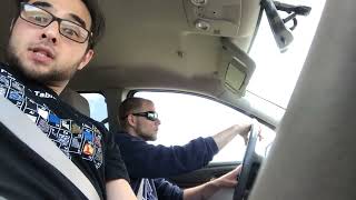 Stacys Mom- Fountains Of Wayne lip sync on road trip my buddy has no idea