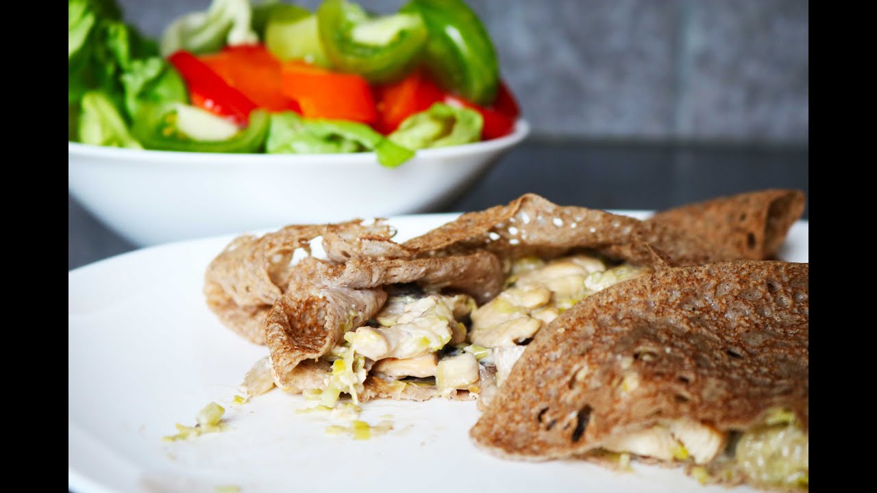 Galette sarrasin poulet crème