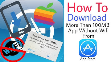 How To Download Games/Apps & update  Over 150mb Without WiFi On iPhone Using Mobile Data iOS 11 2018