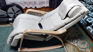 Обзор массажного кресла -качалки Jinkairui с подогревом и вибрацией. Лёгкое удобное кресло для дома.