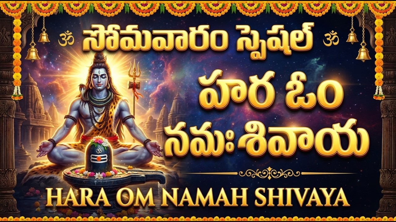 Hara Om Namah Shivaya With Lyrics  | సోమవారం తప్పక పఠించాల్సిన శివ మంత్రం | Siva Devotional Songs