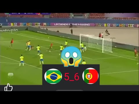 ملخص مباراة البرتغال والبرازيل 6 5 تحت 17 سنه البرتغال والبرازيل نصف نهائي ركلات الترجيح