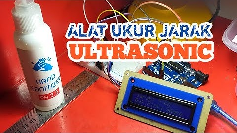 Ultrasonic Distance Measuring Instrument | Alat ukur Jarak Ultrasonik dengan HC-SR04 Arduino