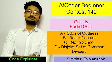 AtCoder Beginner Contest 142 | ATCODER | CODE EXPLAINER