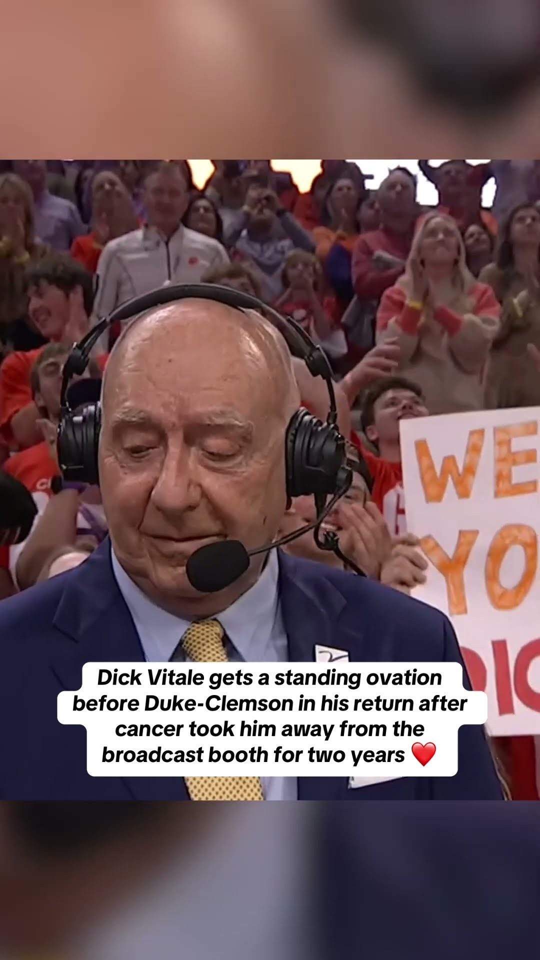 Welcome back, Dickie V ?