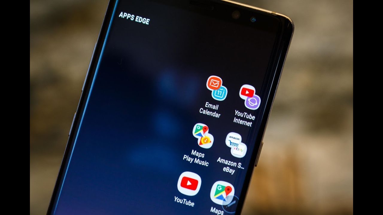 samsung galaxy note 8 edge screen and app pair review samsung note 8 edge lighting