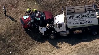 Box Truck Slams Into Suv On Route 27, Both Vehicles End Up In Ditch