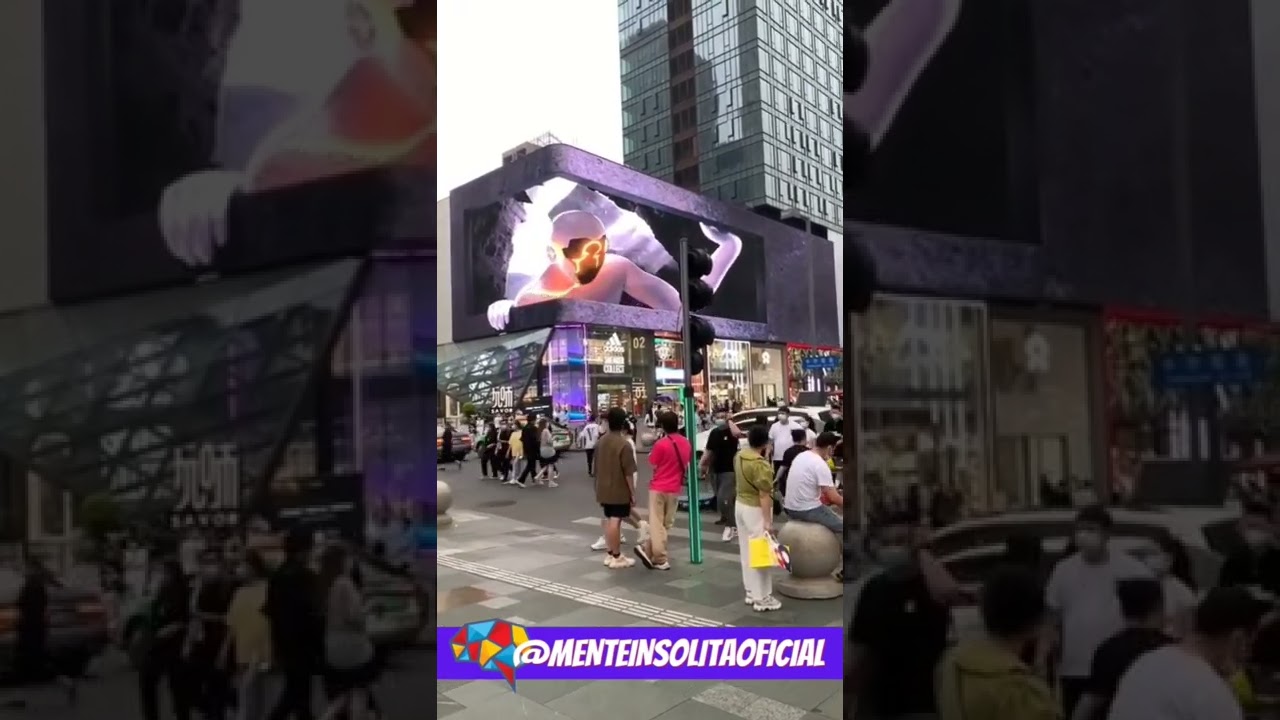 TELÃO 3D, EM TÓQUIO NO JAPÃO.