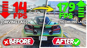 🔧How To Fix Lag In GTA 5 ✅| GTA 5 Driving Lag Fix | Low End PC [ SETTINGS TO BOOST FPS 🔥]