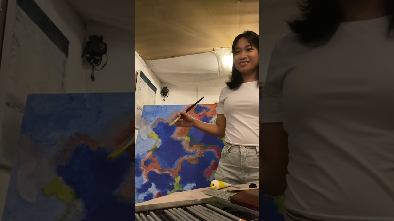 We’re playing with Marius’s artwork in Silang, Cavite