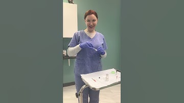 1. Preparing the tray for Dysport injections