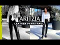 ARITZIA LEATHER PANTS HAUL (MELINA PANT vs. BABATON - Which is the Best?)