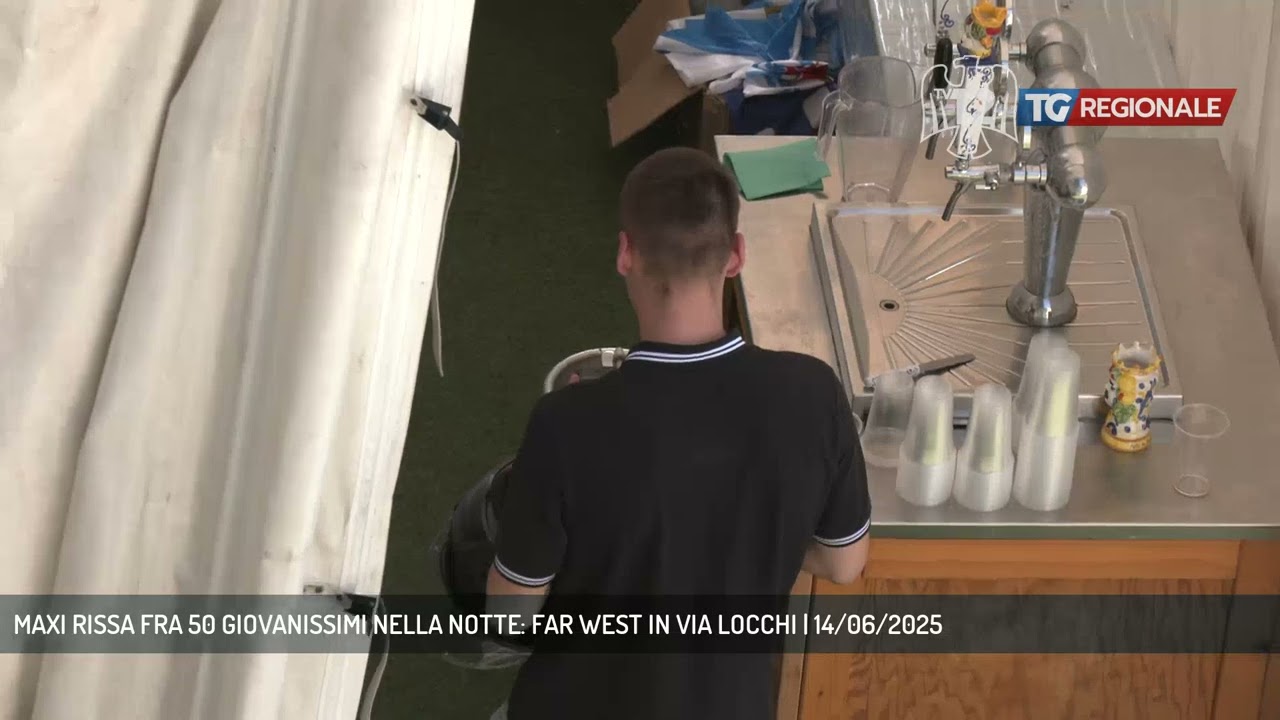 MAXI RISSA FRA 50 GIOVANISSIMI NELLA NOTTE: FAR WEST IN VIA LOCCHI | 14/06/2025