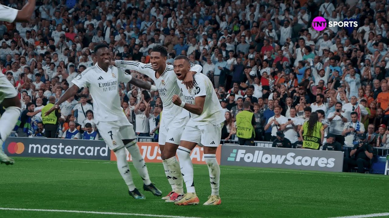 ¡EL PRIMER GOL DE KYLIAN MBAPPÉ CON REAL MADRID EN CHAMPIONS LEAGUE A ...