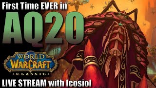 WoW Classic | AhnQiraj 20 Holy $hit my First Ever Real Classic WoW Raid?