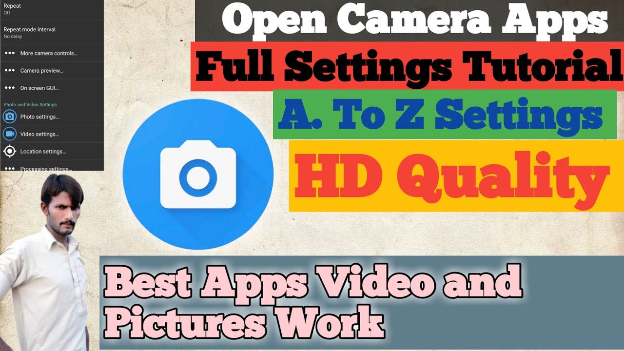 Open Camera Apps Review 2022 | Open Camera Settings 2022 | Open Camera  Apps Tutorial