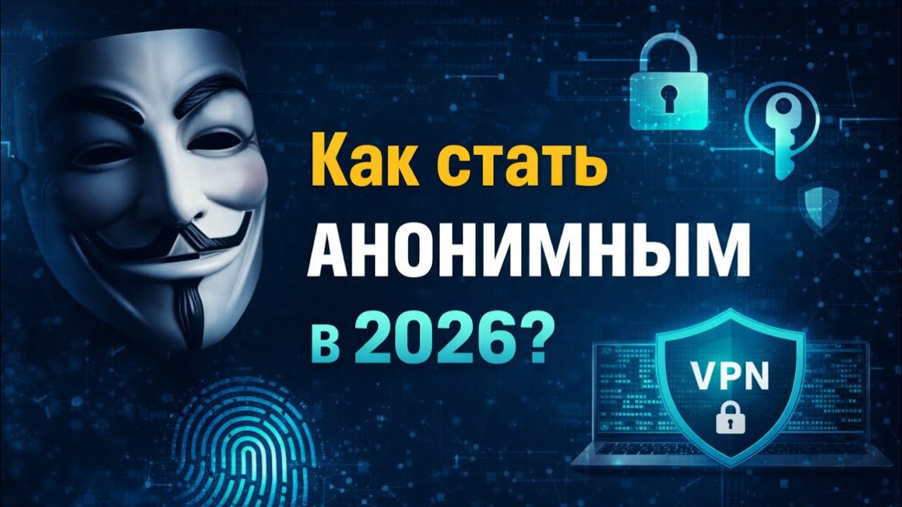 КАК СТАТЬ АНОНИМНЫМ в 2026?