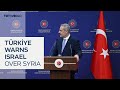 Turkish FM Fidan Türkiye Will Intervene If Groups Try To Divide Syria Turkish FM Fidan Türkiye Will Intervene If Groups Try To Divide Syria