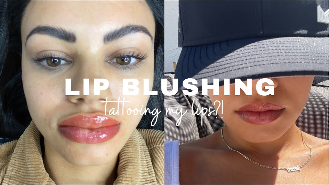 Видеоблог о румянах для губ | делаю татуаж губ в Jelly Lab