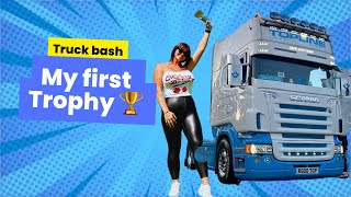 I WON A TROPHY  #TRUCKERGIRL850