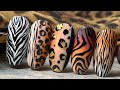 Easy Animal Print Nail Art|Leopard Print Nail Art|Zebra Nail Art|Madam Glam