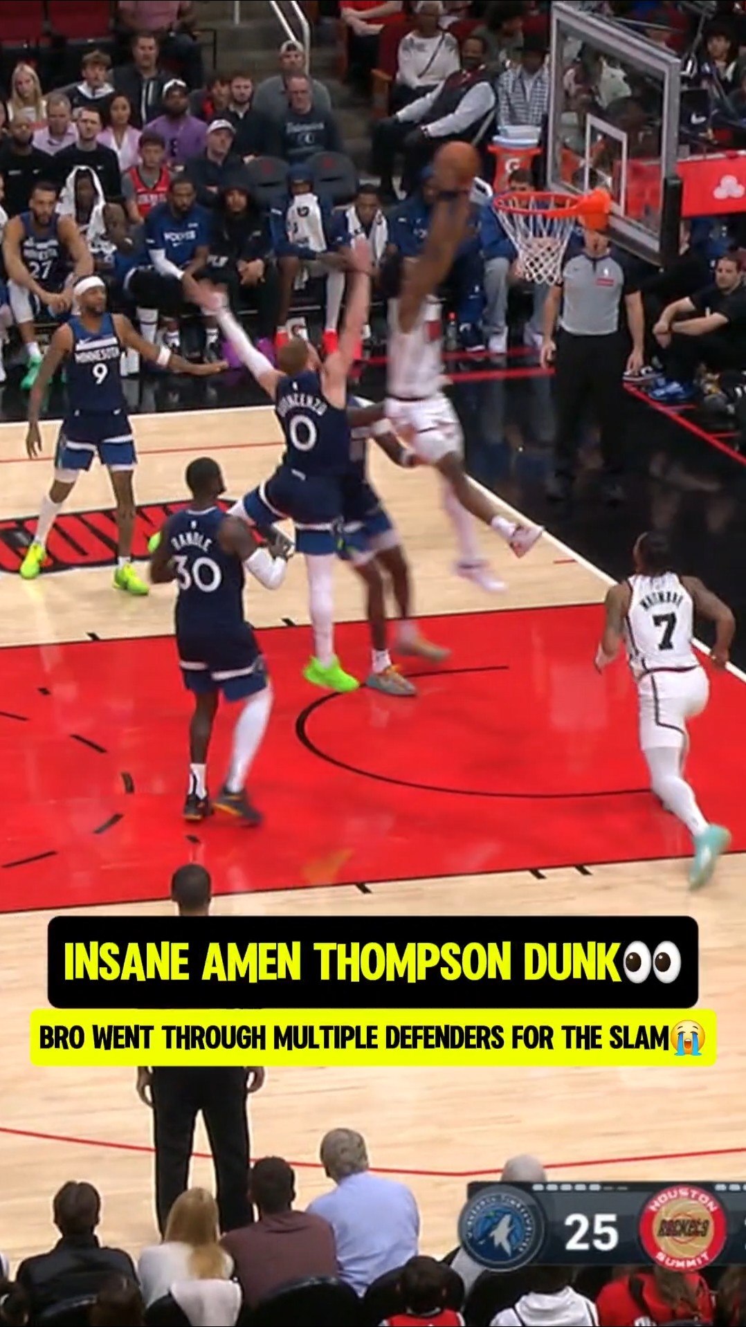 Bro's Dunk left Twolves SHOCKED?