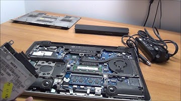 Working on a DELL Latitude E6220 - how to upgrade memory, hard drive and install Windows 10