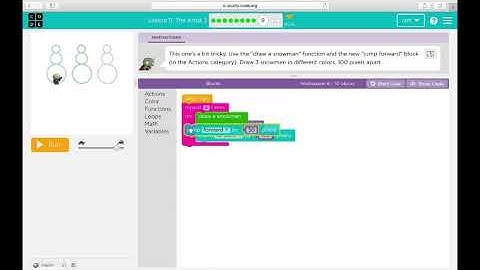 code.org | accelerated course | stage 11, artist 3