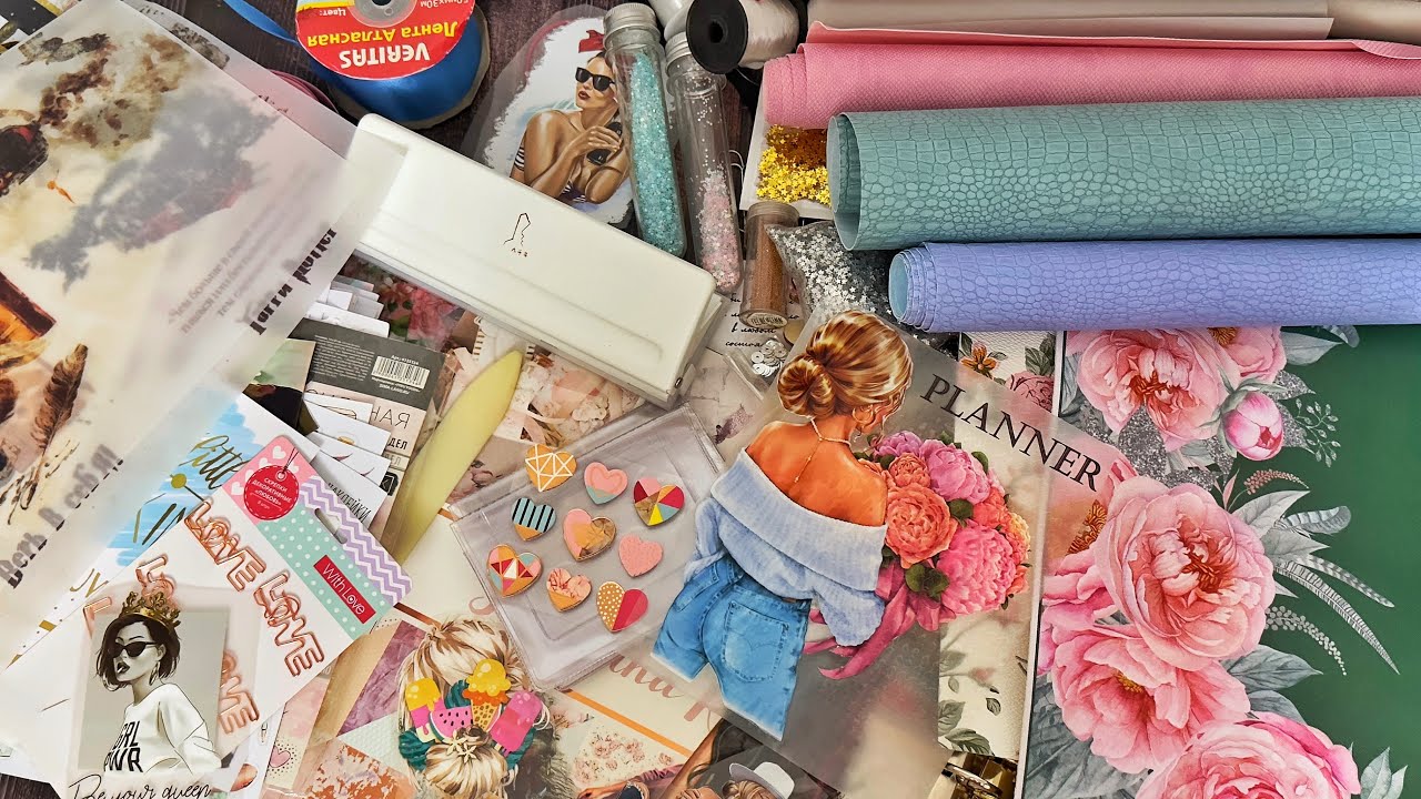 Распаковка, эх распаковочка! Уцененка, эх уцененочка 😂Скрапматериалы с барахолки и Авито 🤪