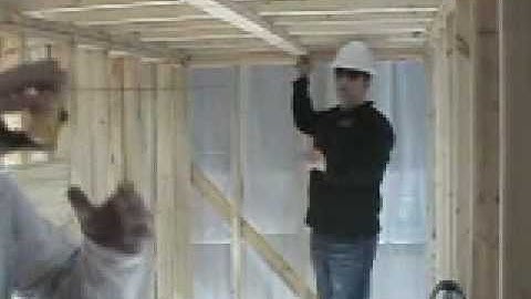 How to install a barrel vault