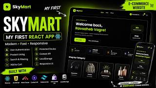SkyMart 🛒 | My First React E-Commerce App 🚀 | Sheryians Coding School