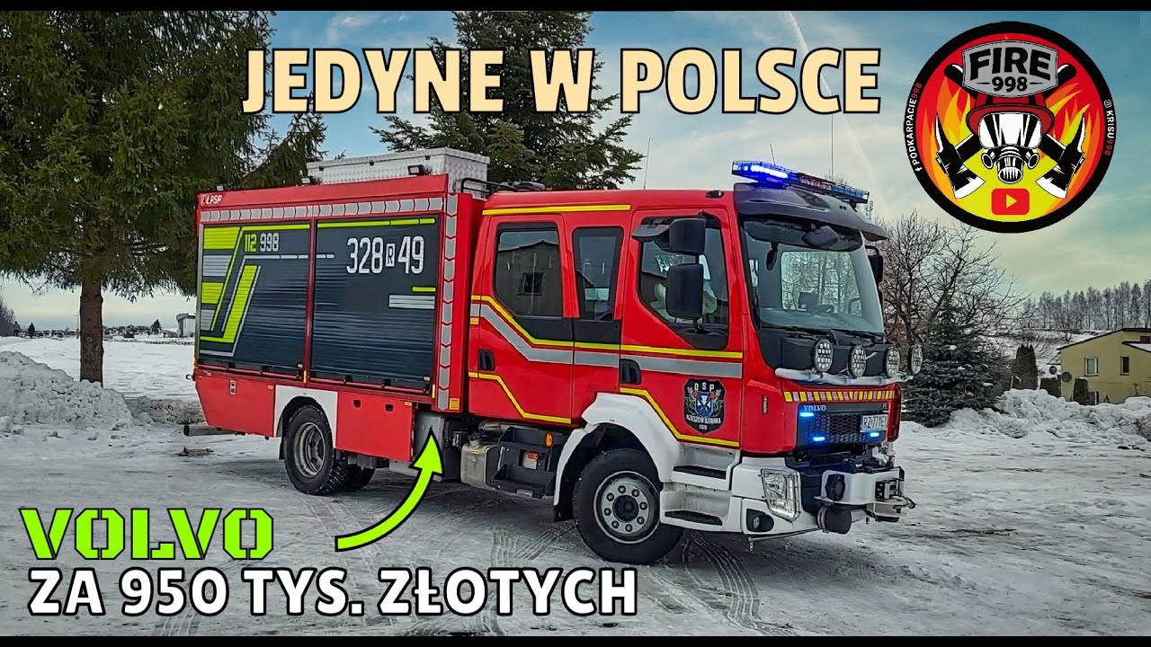 PIERWSZY TAKI WÓZ W POLSCE! | NOWE VOLVO FL 12 GBA DLA OSP RZESZÓW BZIANKA 2023