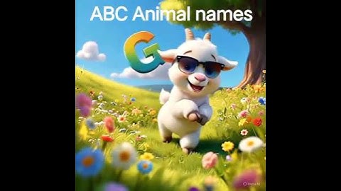 Thumbnail of ABC Animal names song #likesharesubscribe #subscribemychannel #song 🦜😊❣️