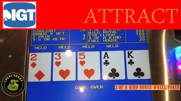 3 of a Kind Poker - Attract Mode