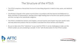 Famous HTS Classification The Most Important Step 062016 Profile