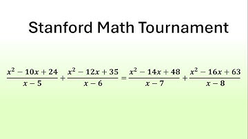 Can You Crack This Rational Equation? | Stanford Math Tournament