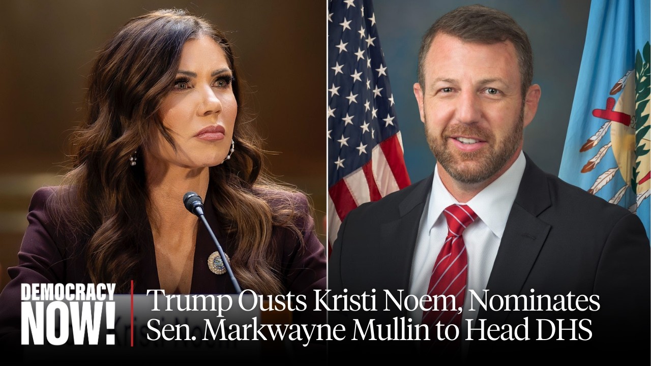 Trump Ousts Kristi Noem, Nominates Sen. Markwayne Mullin to Head DHS