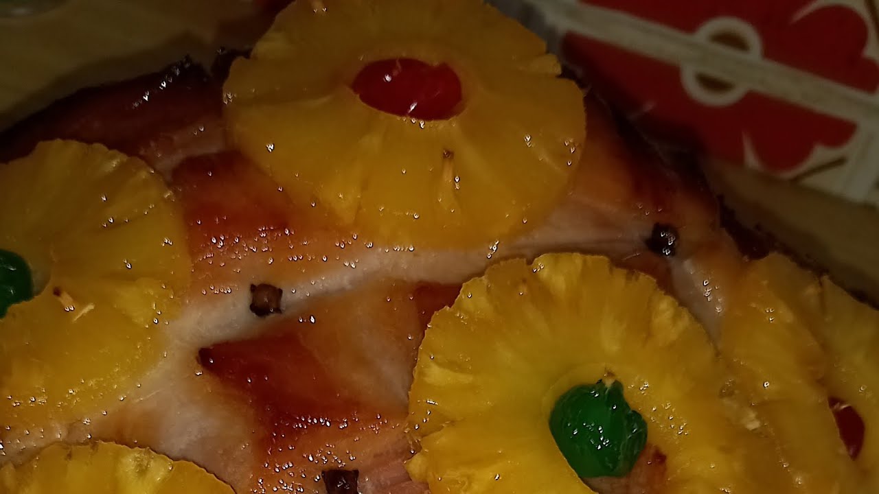 how to prepare ham ( orange pineapple glaze ham). YouTube