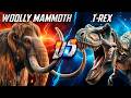 Woolly Mammoth VS T Rex
