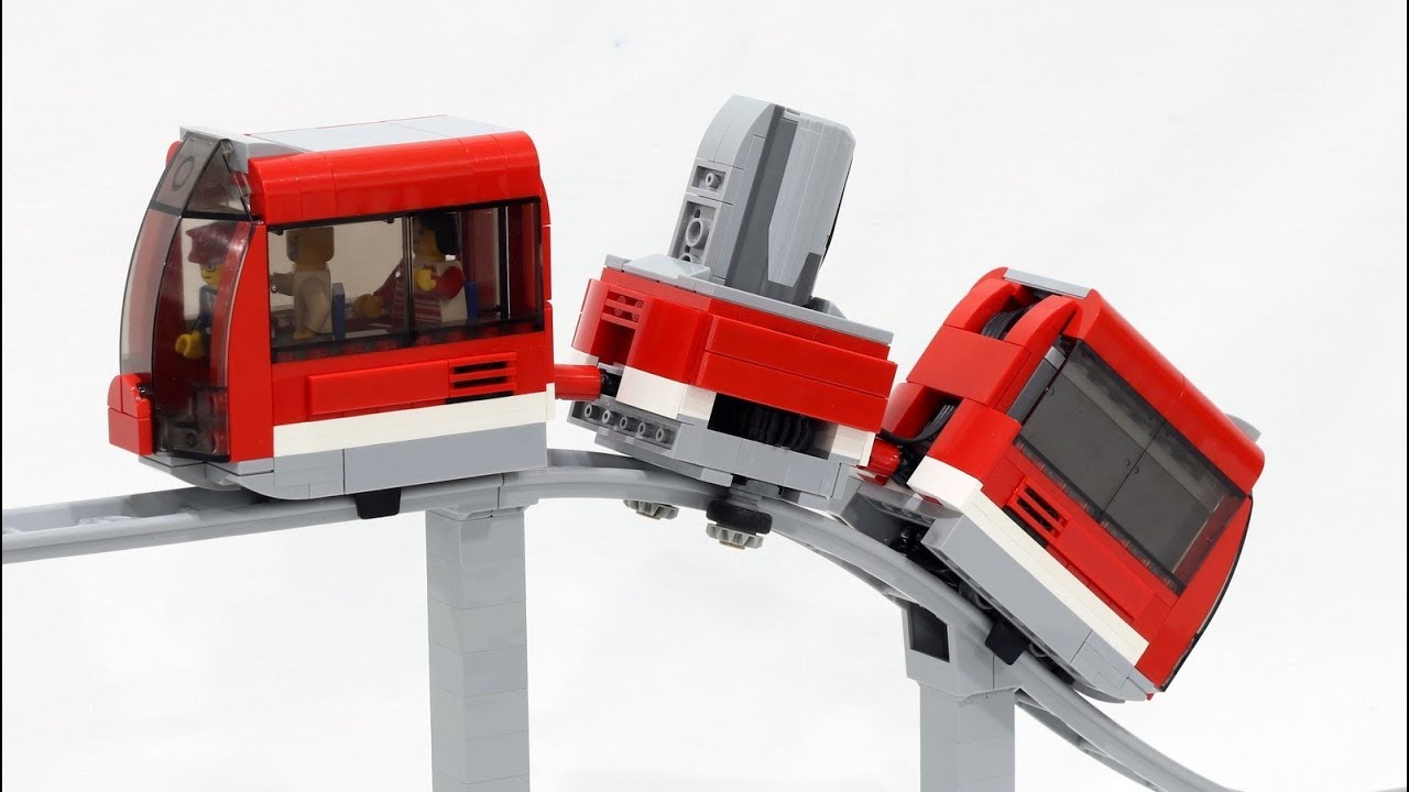 lego pirate roller coaster motorised